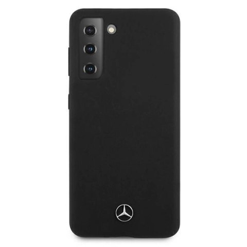 Etui Mercedes Silicone Line na Samsung Galaxy S21+ - czarne Etui Mercedes Silicone Line na Samsung Galaxy S21+ - czarne