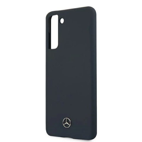 Etui Mercedes Silicone Line na Samsung Galaxy S21+ - niebieskie Etui Mercedes Silicone Line na Samsung Galaxy S21+ - niebieskie