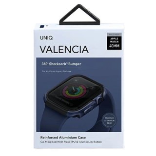 Etui UNIQ Valencia na Apple Watch 4 / 5 / 6 / SE 40mm - niebieski