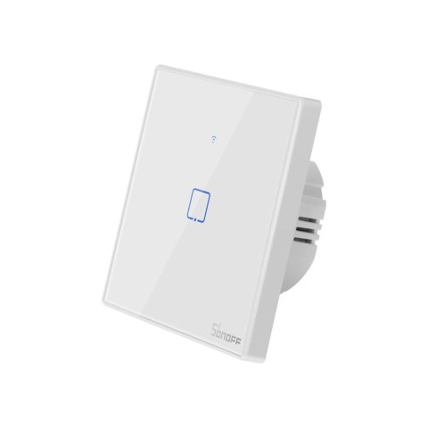 Sonoff T2EU1C-TX jednokanałowy dotykowy włącznik światła przełącznik przycisk Wi-Fi biały (IM190314015) Sonoff T2EU1C-TX jednokanałowy dotykowy włącznik światła przełącznik przycisk Wi-Fi biały (IM190314015)
