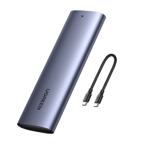 Ugreen kieszeń na dysk SSD M.2 obudowa dysku USB 3.2 Gen 2 (SuperSpeed USB 10 Gbps) + kabel USB Typ C 0,5m szary (CM400 10902) Ugreen kieszeń na dysk SSD M.2 obudowa dysku USB 3.2 Gen 2 (SuperSpeed USB 10 Gbps) + kabel USB Typ C 0,5m szary (CM400 10902)