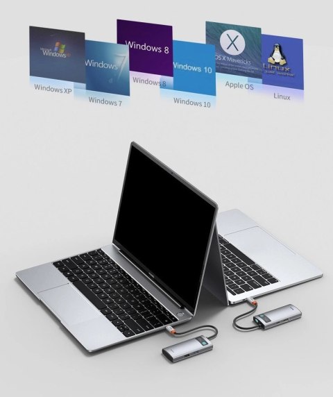Baseus Metal Gleam 4w1 wielofunkcyjny HUB USB Typ C - USB Typ C Power Delivery 100 W / HDMI 4K 30 Hz / USB 3.2 Gen 1 / USB 2.0 ( Baseus Metal Gleam 4w1 wielofunkcyjny HUB USB Typ C - USB Typ C Power Delivery 100 W / HDMI 4K 30 Hz / USB 3.2 Gen 1 / USB 2.0 (