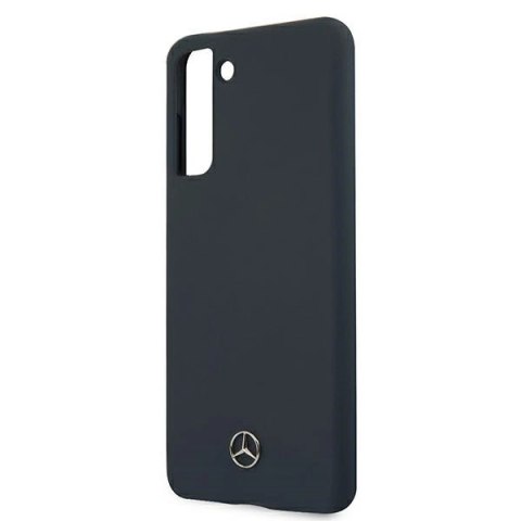Etui Mercedes Silicone Line na Samsung Galaxy S21 - niebieskie Etui Mercedes Silicone Line na Samsung Galaxy S21 - niebieskie