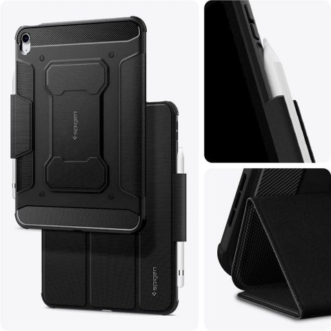 Etui Spigen Rugged Armor Pro na iPad Air 4 2020 / 5 2022 - czarne Etui Spigen Rugged Armor Pro na iPad Air 4 2020 / 5 2022 - czarne