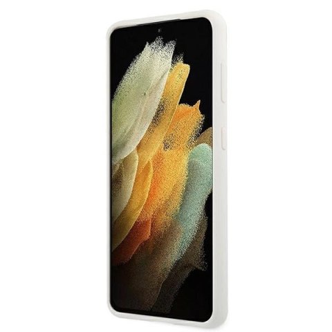 Etui U.S. Polo Assn. Silicone Logo na Samsung Galaxy S21 - białe