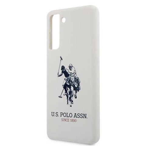 Etui U.S. Polo Assn. Silicone Logo na Samsung Galaxy S21 - białe