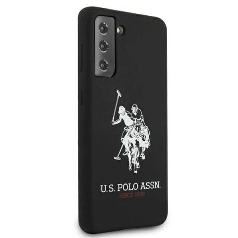 Etui U.S. Polo Assn. Silicone Logo na Samsung Galaxy S21+ - czarne