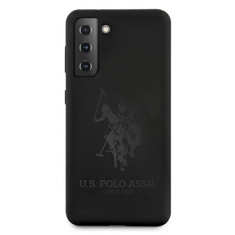 Etui U.S. Polo Assn. Silicone On Tone na Samsung Galaxy S21+ - czarne Etui U.S. Polo Assn. Silicone On Tone na Samsung Galaxy S21+ - czarne