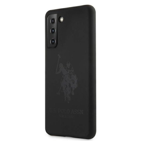 Etui U.S. Polo Assn. Silicone On Tone na Samsung Galaxy S21 - czarne