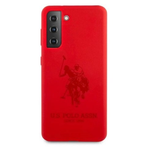Etui U.S. Polo Assn. Silicone On Tone na Samsung Galaxy S21 - czerwone Etui U.S. Polo Assn. Silicone On Tone na Samsung Galaxy S21 - czerwone