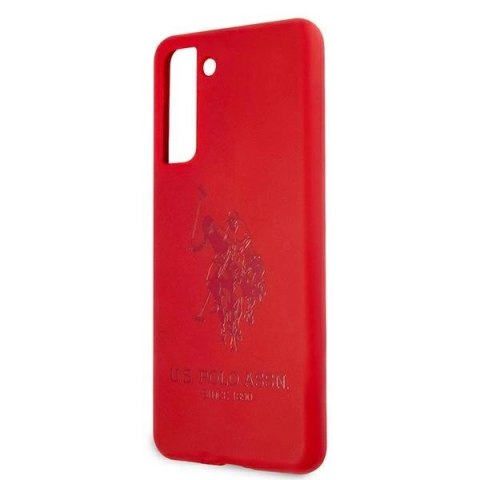 Etui U.S. Polo Assn. Silicone On Tone na Samsung Galaxy S21 - czerwone Etui U.S. Polo Assn. Silicone On Tone na Samsung Galaxy S21 - czerwone