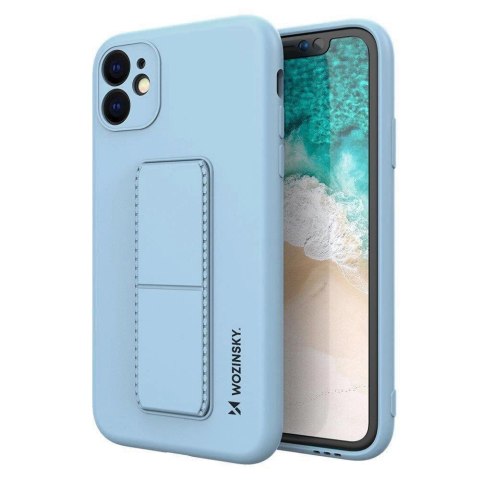 Wozinsky Kickstand Case silikonowe etui z podstawką iPhone 11 Pro jasnoniebieskie Wozinsky Kickstand Case silikonowe etui z podstawką iPhone 11 Pro jasnoniebieskie