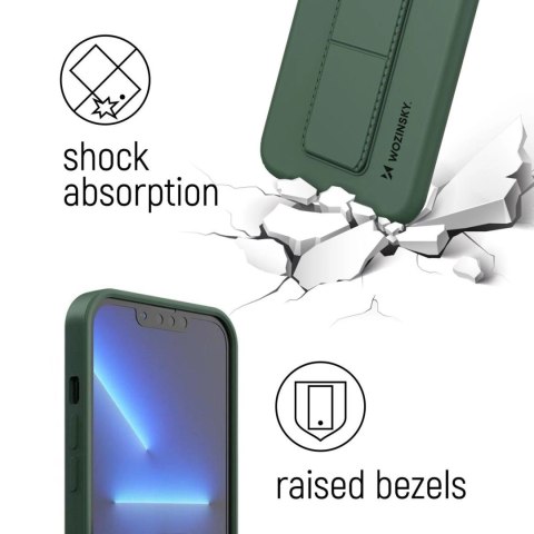 Wozinsky Kickstand Case silikonowe etui z podstawką iPhone 11 Pro jasnoniebieskie Wozinsky Kickstand Case silikonowe etui z podstawką iPhone 11 Pro jasnoniebieskie