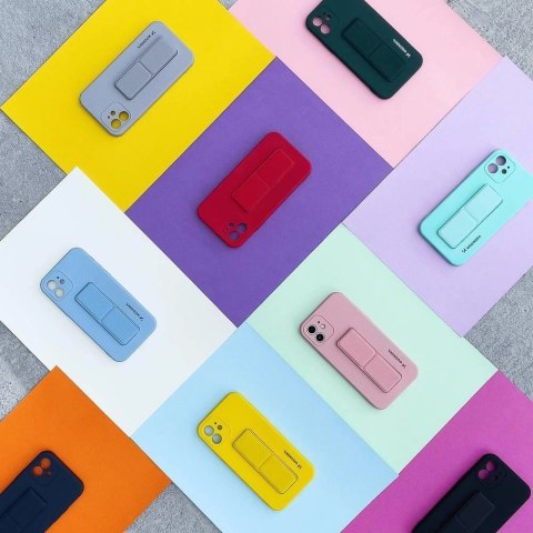 Wozinsky Kickstand Case silikonowe etui z podstawką iPhone 11 Pro jasnoniebieskie Wozinsky Kickstand Case silikonowe etui z podstawką iPhone 11 Pro jasnoniebieskie