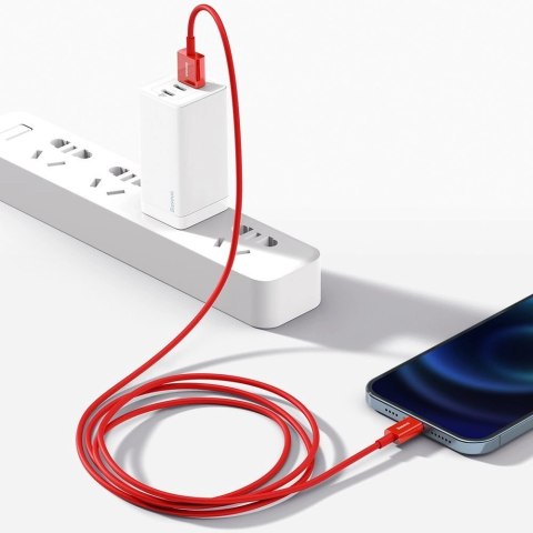 Baseus Superior kabel USB - Lightning 2,4 A 1 m czerwony (CALYS-A09) Baseus Superior kabel USB - Lightning 2,4 A 1 m czerwony (CALYS-A09)