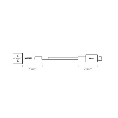 Baseus Superior kabel USB - Lightning 2,4 A 1 m czerwony (CALYS-A09) Baseus Superior kabel USB - Lightning 2,4 A 1 m czerwony (CALYS-A09)