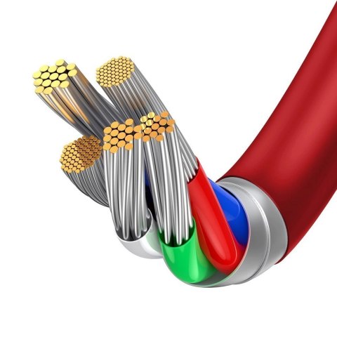 Kabel Baseus Superior Series USB-C / Lightning PD 20W 1 m - czerwony Kabel Baseus Superior Series USB-C / Lightning PD 20W 1 m - czerwony