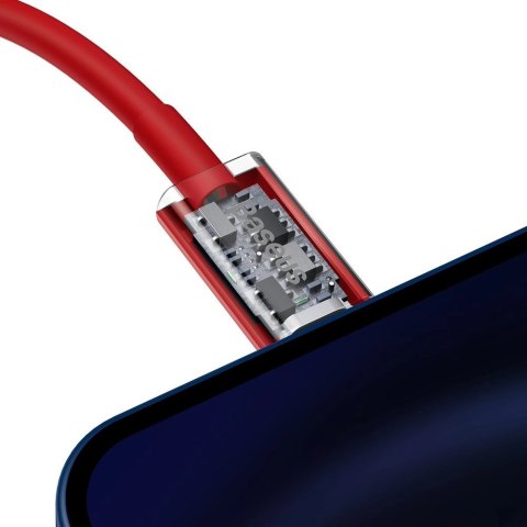 Kabel Baseus Superior Series USB-C / Lightning PD 20W 1 m - czerwony Kabel Baseus Superior Series USB-C / Lightning PD 20W 1 m - czerwony