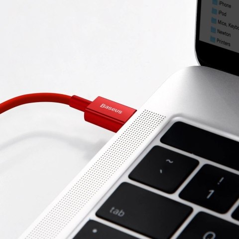 Kabel Baseus Superior Series USB-C / Lightning PD 20W 1 m - czerwony Kabel Baseus Superior Series USB-C / Lightning PD 20W 1 m - czerwony
