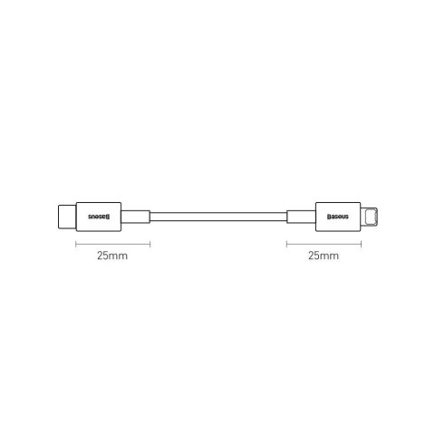 Kabel Baseus Superior Series USB-C / Lightning PD 20W 1 m - czerwony Kabel Baseus Superior Series USB-C / Lightning PD 20W 1 m - czerwony