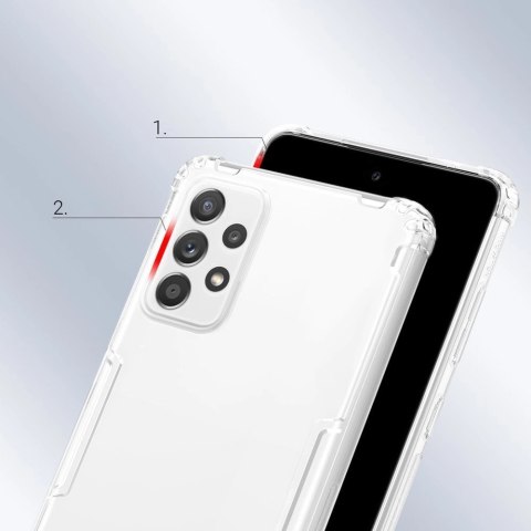 Nillkin Nature żelowe etui pokrowiec ultra slim Samsung Galaxy A72 4G przezroczysty Nillkin Nature żelowe etui pokrowiec ultra slim Samsung Galaxy A72 4G przezroczysty
