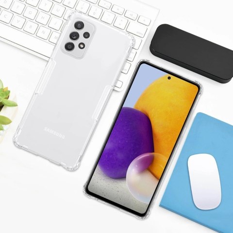 Nillkin Nature żelowe etui pokrowiec ultra slim Samsung Galaxy A72 4G przezroczysty Nillkin Nature żelowe etui pokrowiec ultra slim Samsung Galaxy A72 4G przezroczysty