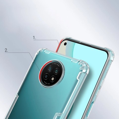 Nillkin Nature żelowe etui pokrowiec ultra slim Xiaomi Redmi Note 9T 5G przezroczysty Nillkin Nature żelowe etui pokrowiec ultra slim Xiaomi Redmi Note 9T 5G przezroczysty