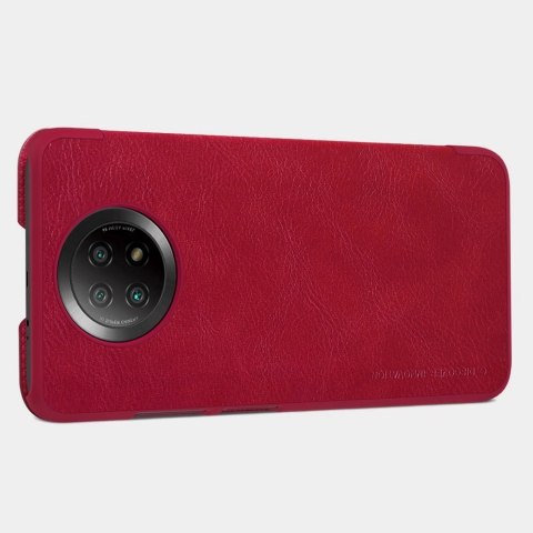 Nillkin Qin skórzana kabura etui Xiaomi Redmi Note 9T 5G brązowy Nillkin Qin skórzana kabura etui Xiaomi Redmi Note 9T 5G brązowy