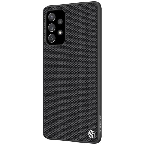 Nillkin Textured Case wytrzymałe wzmocnione etui z żelową ramką i nylonem na tyle Samsung Galaxy A72 4G czarny Nillkin Textured Case wytrzymałe wzmocnione etui z żelową ramką i nylonem na tyle Samsung Galaxy A72 4G czarny