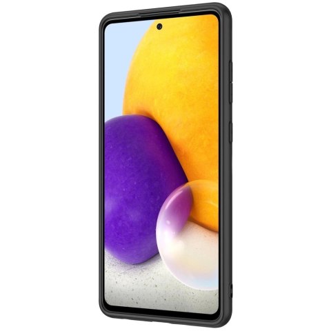 Nillkin Textured Case wytrzymałe wzmocnione etui z żelową ramką i nylonem na tyle Samsung Galaxy A72 4G czarny Nillkin Textured Case wytrzymałe wzmocnione etui z żelową ramką i nylonem na tyle Samsung Galaxy A72 4G czarny