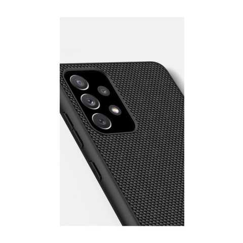 Nillkin Textured Case wytrzymałe wzmocnione etui z żelową ramką i nylonem na tyle Samsung Galaxy A72 4G czarny Nillkin Textured Case wytrzymałe wzmocnione etui z żelową ramką i nylonem na tyle Samsung Galaxy A72 4G czarny