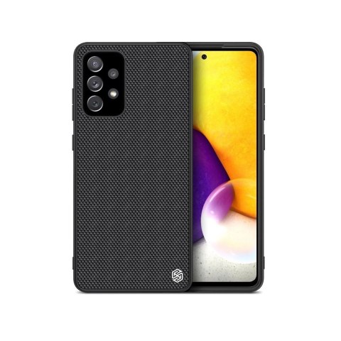 Nillkin Textured Case wytrzymałe wzmocnione etui z żelową ramką i nylonem na tyle Samsung Galaxy A72 4G czarny Nillkin Textured Case wytrzymałe wzmocnione etui z żelową ramką i nylonem na tyle Samsung Galaxy A72 4G czarny