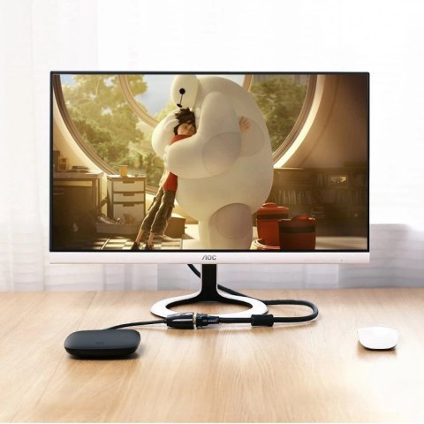 Ugreen kabel przewód przejściówka adapter jednokierunkowy z HDMI (męski) do VGA (żeński) FHD czarny (MM105 40253) Ugreen kabel przewód przejściówka adapter jednokierunkowy z HDMI (męski) do VGA (żeński) FHD czarny (MM105 40253)