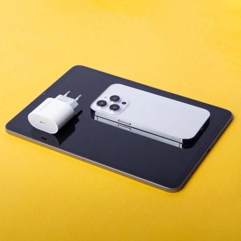 Wozinsky szybka ładowarka USB C PD 20W + kabel USB C / Lightning 1m biały Wozinsky szybka ładowarka USB C PD 20W + kabel USB C / Lightning 1m biały