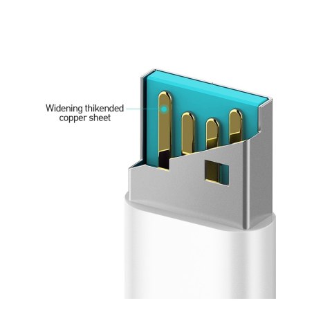BWOO kabel USB - Lightning 1m 3A biały X172L BWOO kabel USB - Lightning 1m 3A biały X172L