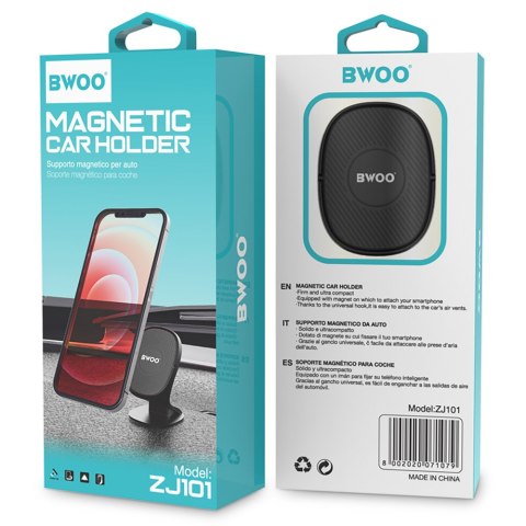 BWOO uchwyt samochodowy ZJ101 magnetyczny czarny BWOO uchwyt samochodowy ZJ101 magnetyczny czarny
