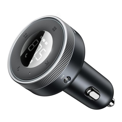 Baseus transmiter FM Enjoy Bluetooth MP3 ładowarka samochodowa czarna Baseus transmiter FM Enjoy Bluetooth MP3 ładowarka samochodowa czarna