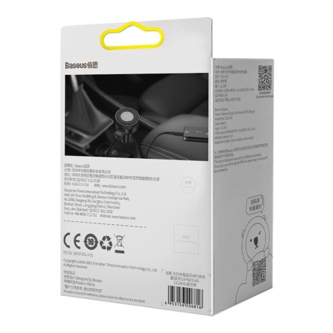 Baseus transmiter FM Enjoy Bluetooth MP3 ładowarka samochodowa czarna Baseus transmiter FM Enjoy Bluetooth MP3 ładowarka samochodowa czarna