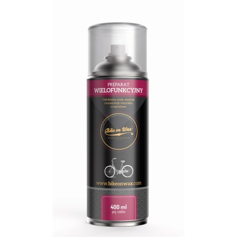 Bike on Wax Preparat wielofunkcyjny - 400 ml areozol Bike on Wax Preparat wielofunkcyjny - 400 ml areozol