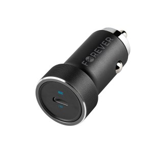 Forever ładowarka samochodowa PD QC CC-06 1x USB-C 20W czarna