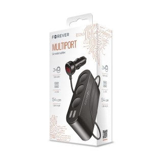 Forever rozdzielacz gniazda samochodowego 2xUSB 2,4A