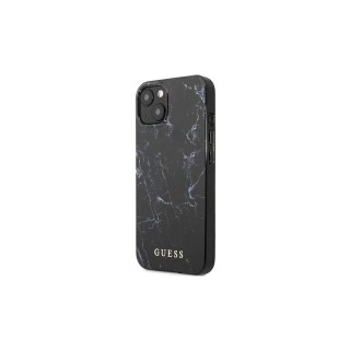Guess nakładka do iPhone 13 Pro Max 6,7'' GUHCP13XPCUMABK czarna hard case Marble