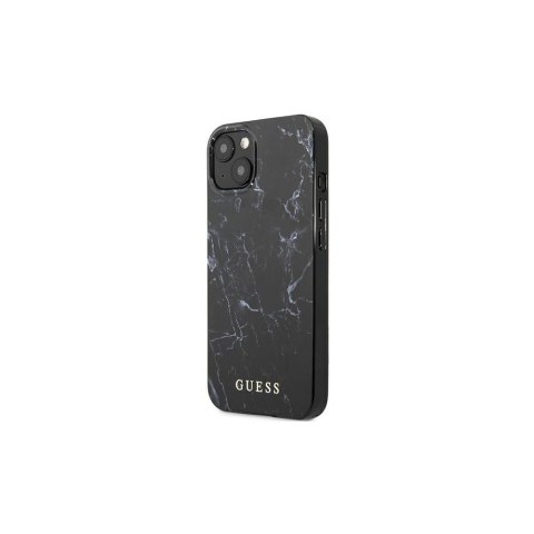 Guess nakładka do iPhone 13 Pro Max 6,7'' GUHCP13XPCUMABK czarna hard case Marble