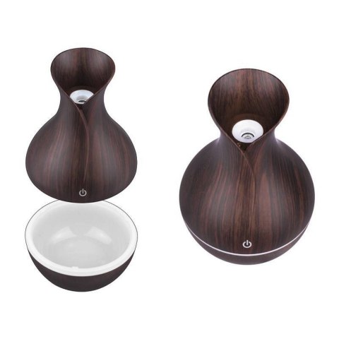 Nawilżacz powietrza LTC, podświetlany w 4 kolorach, 130ml, ciemne drewno Nawilżacz powietrza LTC, podświetlany w 4 kolorach, 130ml, ciemne drewno