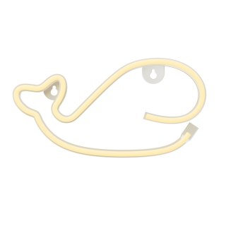 Neon LED WIELORYB ciepły biały Bat + USB FLNE09 Forever Light