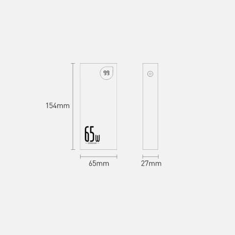 Baseus Adaman powerbank 2x USB / 1x USB Typ C / 1x micro USB 20000mAh 65W Quick Charge 4.0 Power Delivery niebieski (PPIMDA-D03) Baseus Adaman powerbank 2x USB / 1x USB Typ C / 1x micro USB 20000mAh 65W Quick Charge 4.0 Power Delivery niebieski (PPIMDA-D03)