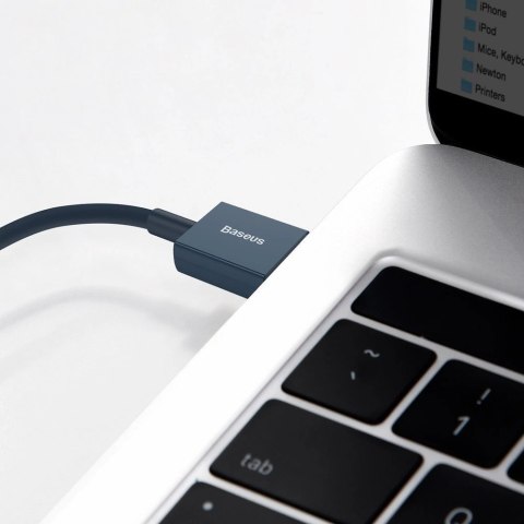 Baseus Superior kabel USB - Lightning 2,4A 1 m Niebieski (CALYS-A03) Baseus Superior kabel USB - Lightning 2,4A 1 m Niebieski (CALYS-A03)