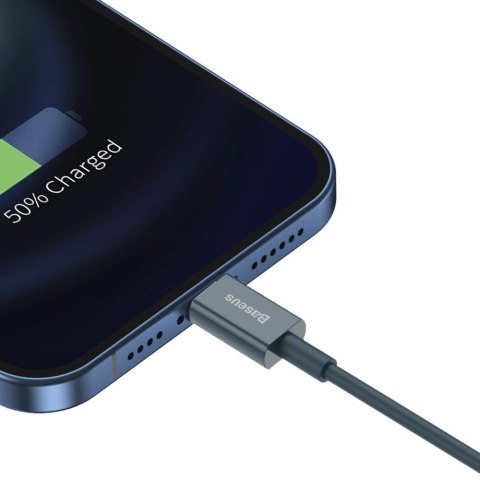 Baseus Superior kabel USB - Lightning 2,4A 1 m Niebieski (CALYS-A03) Baseus Superior kabel USB - Lightning 2,4A 1 m Niebieski (CALYS-A03)
