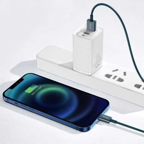 Baseus Superior kabel USB - Lightning 2,4A 1 m Niebieski (CALYS-A03) Baseus Superior kabel USB - Lightning 2,4A 1 m Niebieski (CALYS-A03)