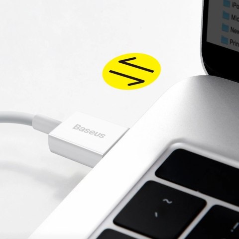 Baseus Superior kabel USB - Lightning 2,4A 1 m Niebieski (CALYS-A03) Baseus Superior kabel USB - Lightning 2,4A 1 m Niebieski (CALYS-A03)